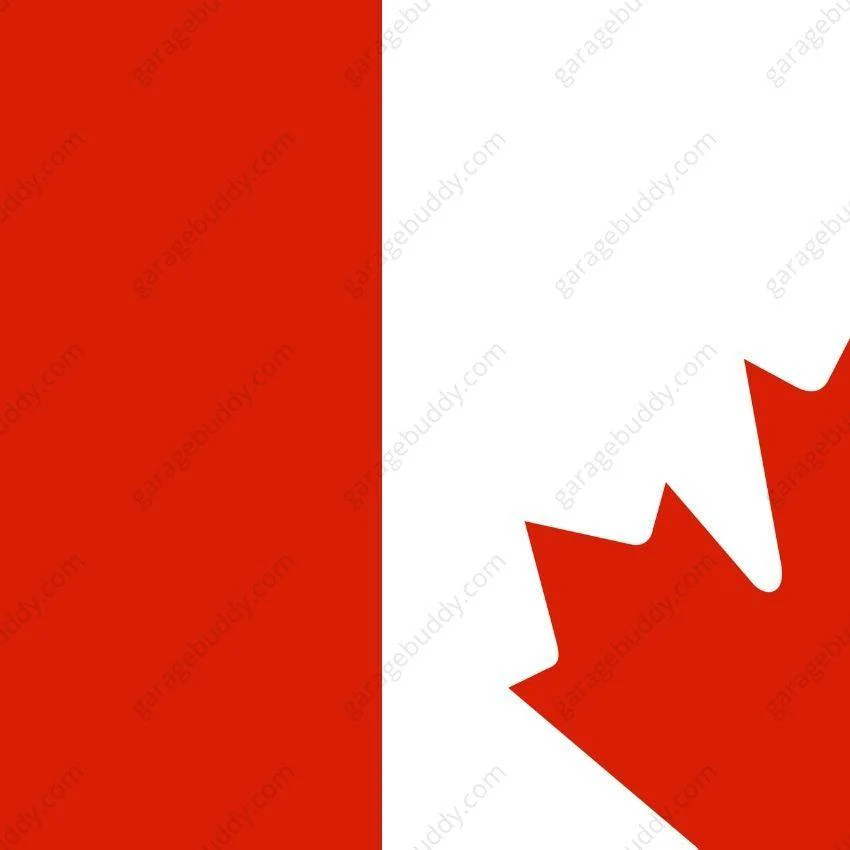Canada Flag (Plain) | Patriotic Garage Door Cover - Image 10