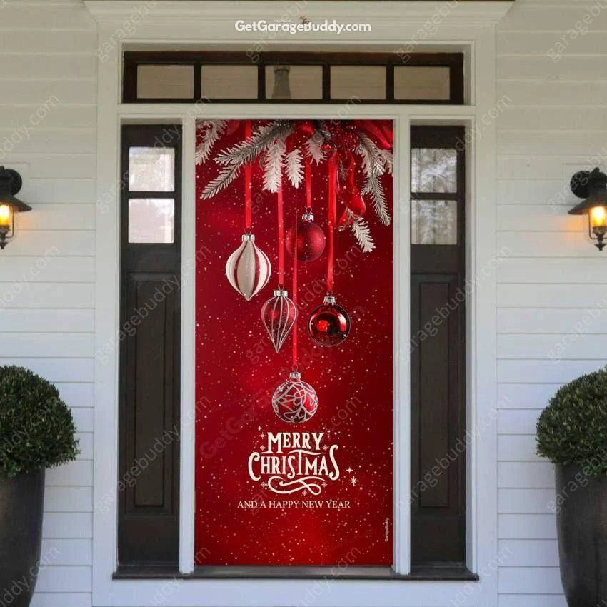 Christmas Ornaments | Christmas Front Door Cover - Image 6