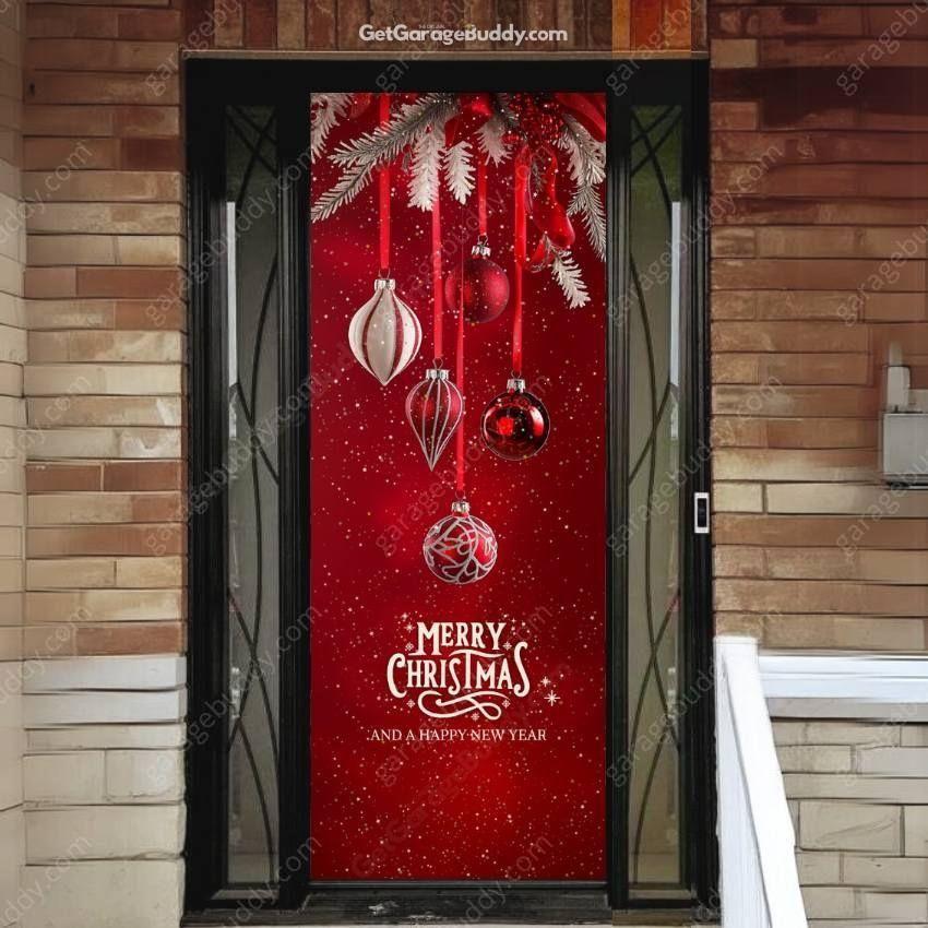 Christmas Ornaments | Christmas Front Door Cover - Image 8
