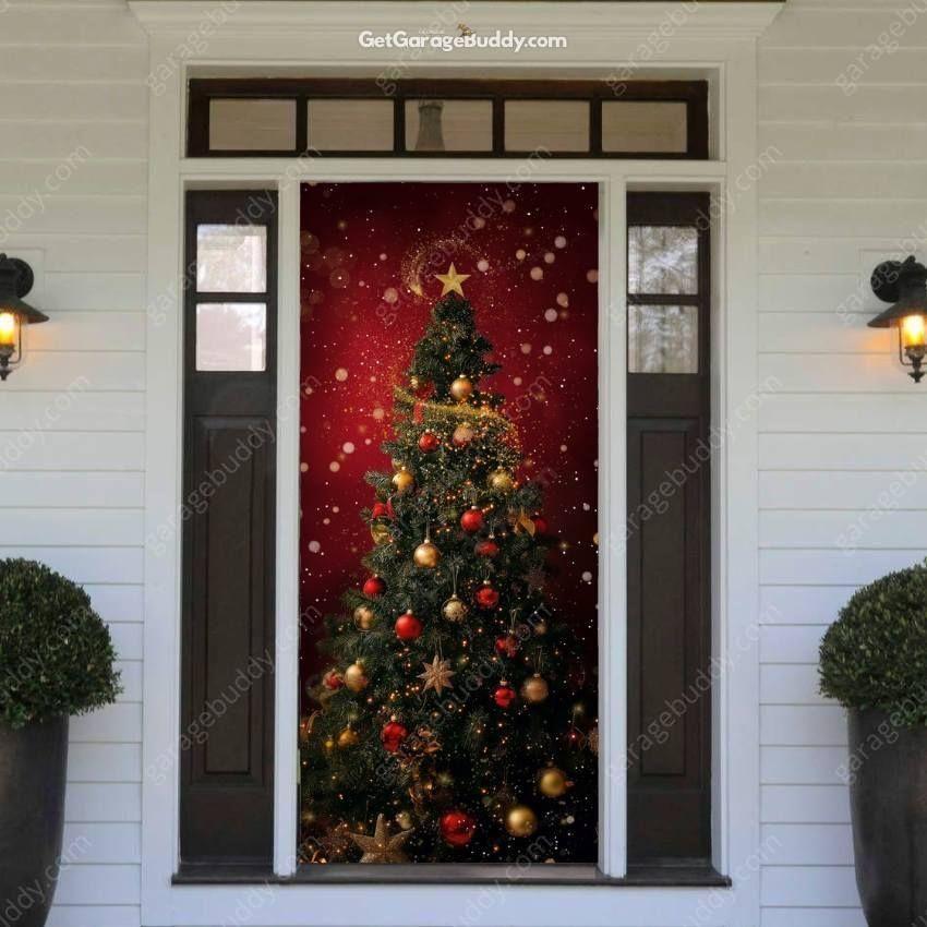 Christmas Tree | Christmas Front Door Cover - Image 3