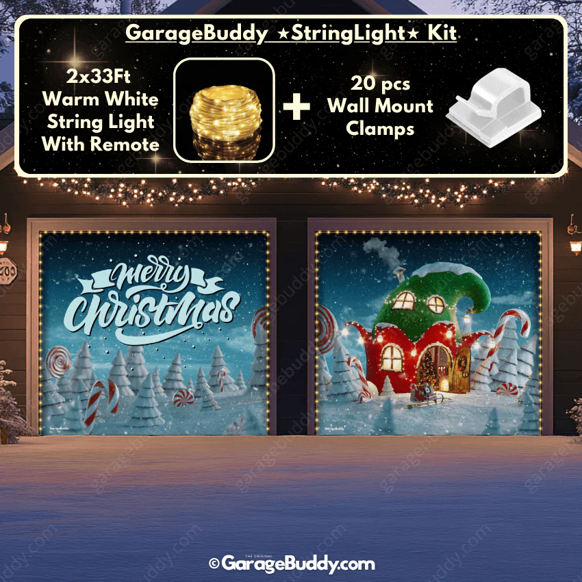 Christmas Wonderland | Christmas Garage Door Cover - Image 12