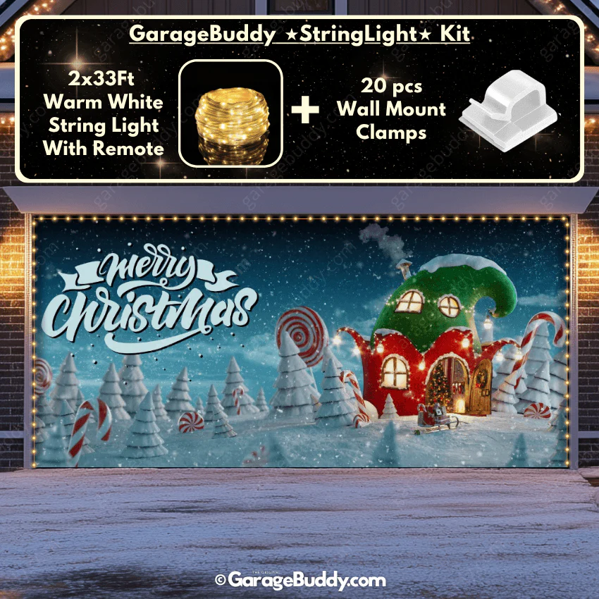 Christmas Wonderland | Christmas Garage Door Cover - Image 14