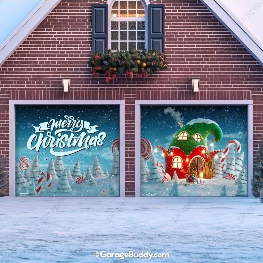 Christmas Wonderland | Christmas Garage Door Cover - Image 3