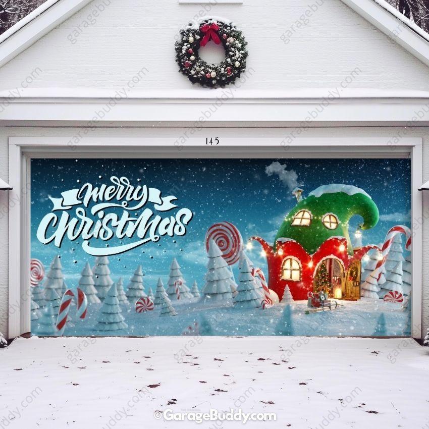 Christmas Wonderland | Christmas Garage Door Cover - Image 7
