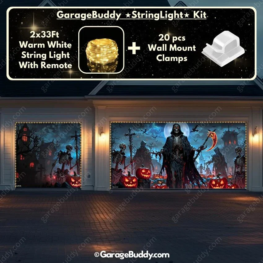 Cursed Night (Glow) | Halloween Garage Door Cover - Image 13