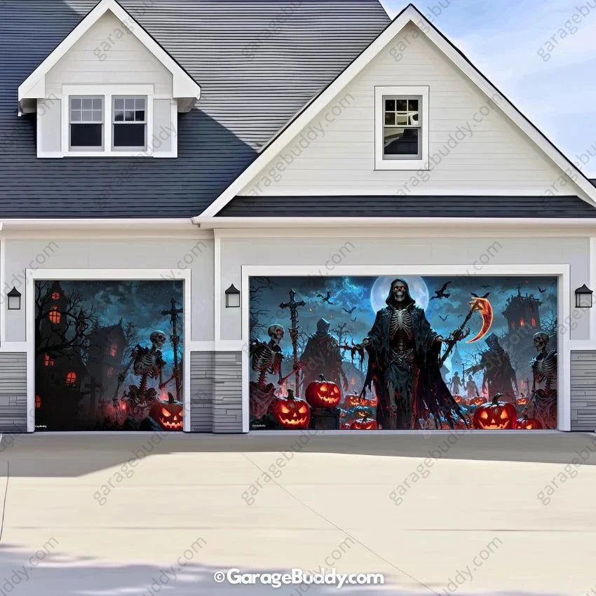 Cursed Night (Glow) | Halloween Garage Door Cover - Image 14