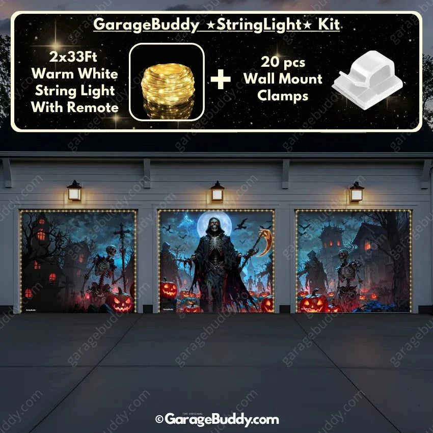 Cursed Night (Glow) | Halloween Garage Door Cover - Image 15