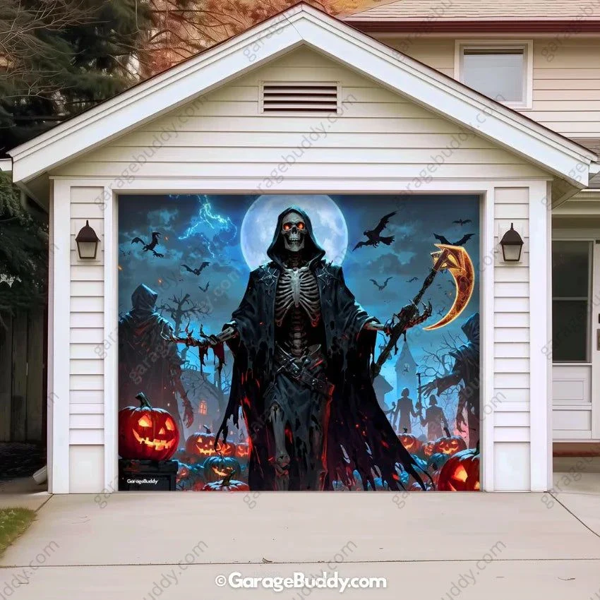 Cursed Night (Glow) | Halloween Garage Door Cover - Image 17