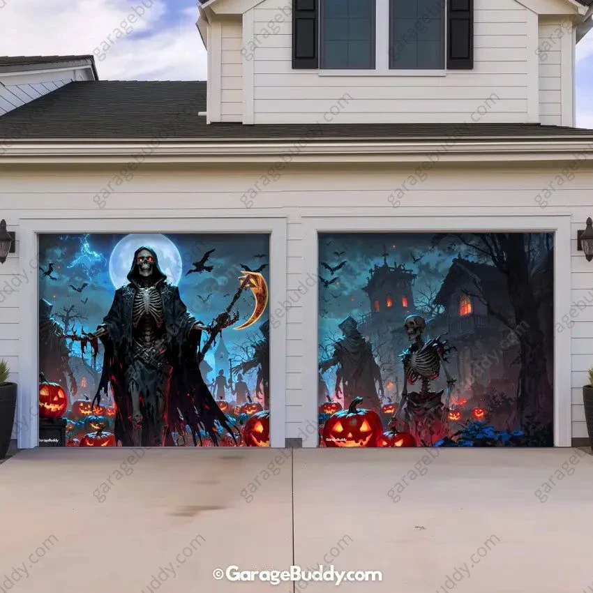 Cursed Night (Glow) | Halloween Garage Door Cover - Image 18
