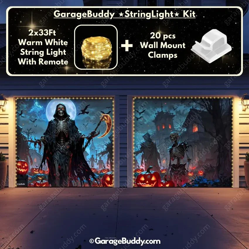 Cursed Night (Glow) | Halloween Garage Door Cover - Image 19