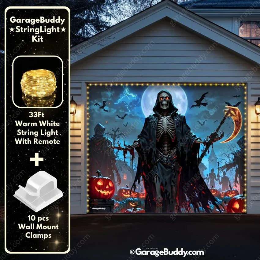 Cursed Night (Glow) | Halloween Garage Door Cover - Image 8