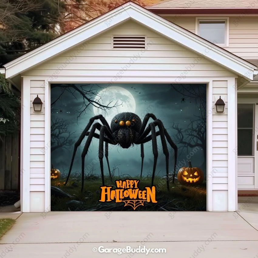 Giant Spider | Halloween Garage Door Cover - Image 14