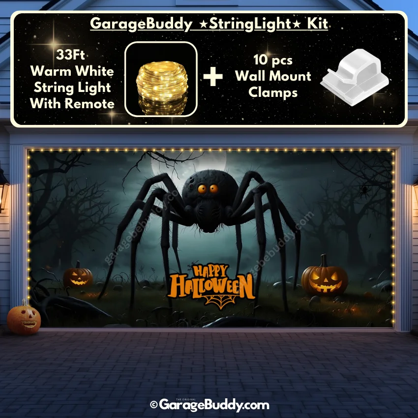 Giant Spider | Halloween Garage Door Cover - Image 15