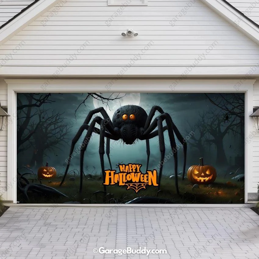Giant Spider | Halloween Garage Door Cover - Image 3