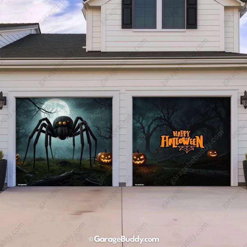 Giant Spider | Halloween Garage Door Cover - Image 7