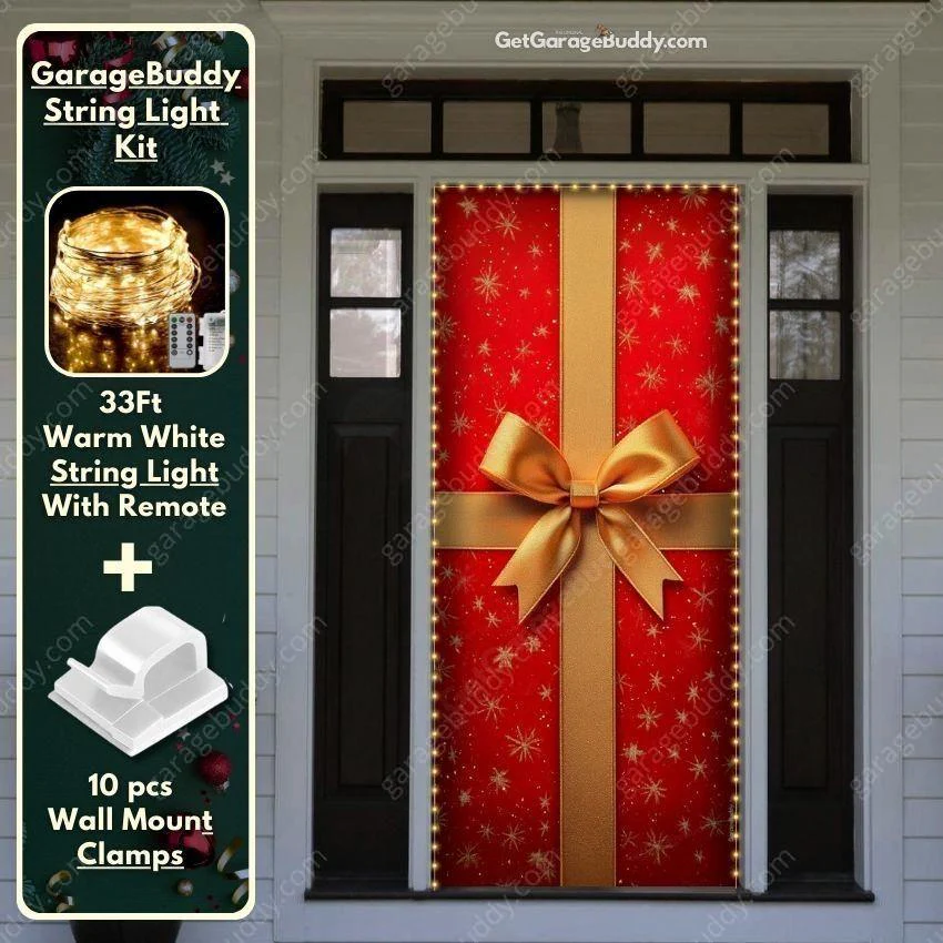 Gift Wrap | Christmas Front Door Cover - Image 4