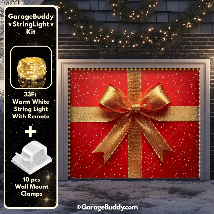 Gift Wrap | Christmas Garage Door Cover - Image 10