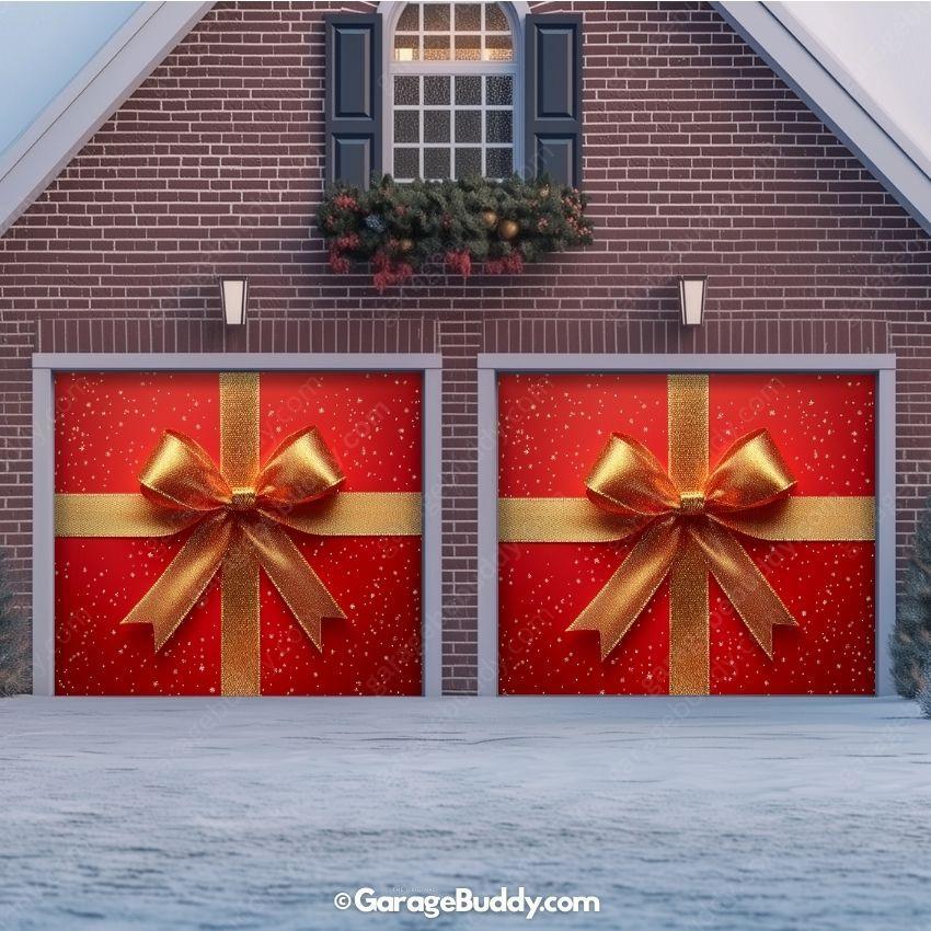Gift Wrap | Christmas Garage Door Cover - Image 14