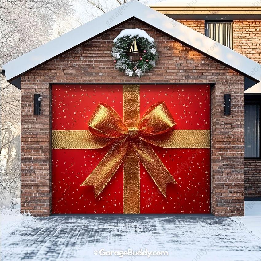 Gift Wrap | Christmas Garage Door Cover - Image 15