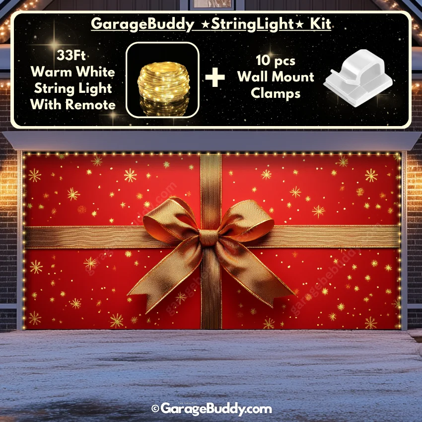 Gift Wrap | Christmas Garage Door Cover - Image 23