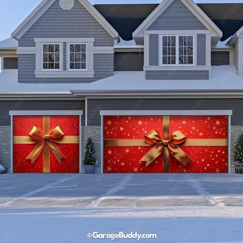 Gift Wrap | Christmas Garage Door Cover - Image 8