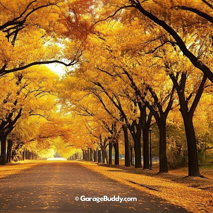 Golden Trail | Nature Garage Door Cover - Image 10