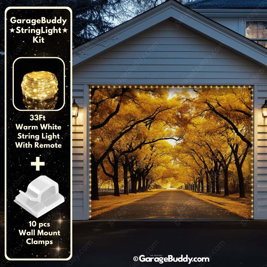 Golden Trail | Nature Garage Door Cover - Image 14