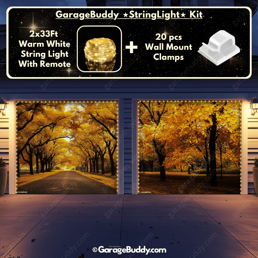 Golden Trail | Nature Garage Door Cover - Image 16