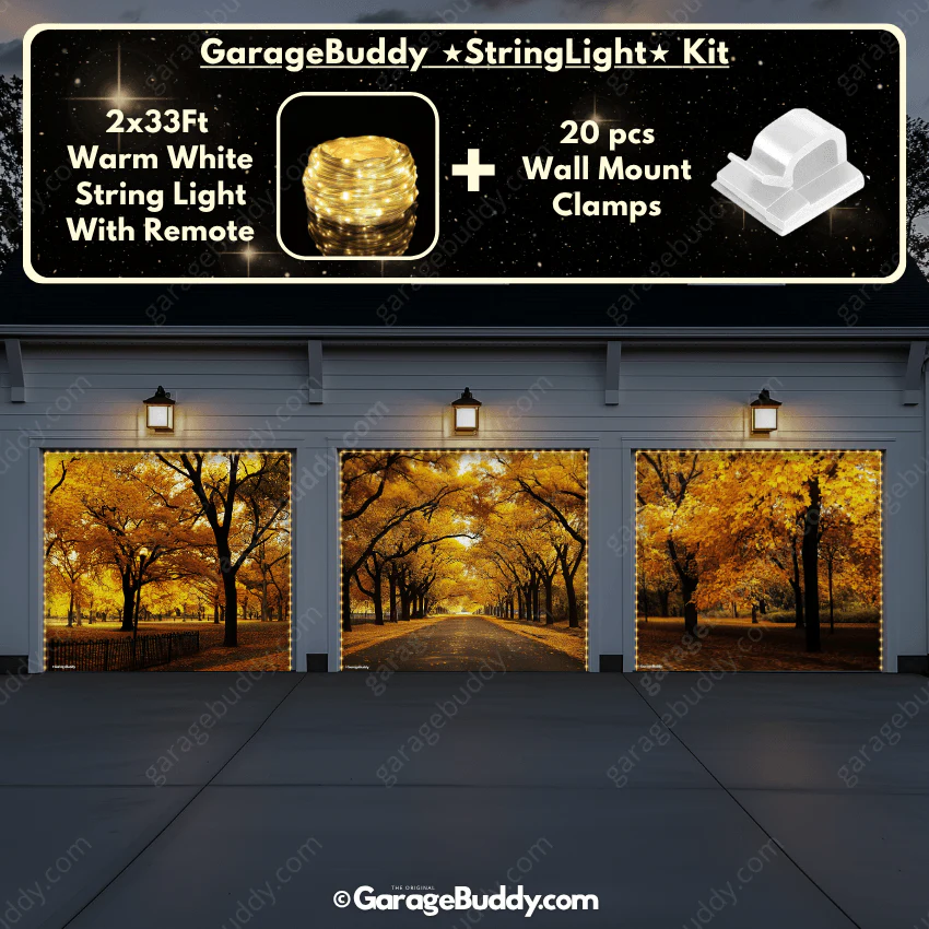 Golden Trail | Nature Garage Door Cover - Image 20