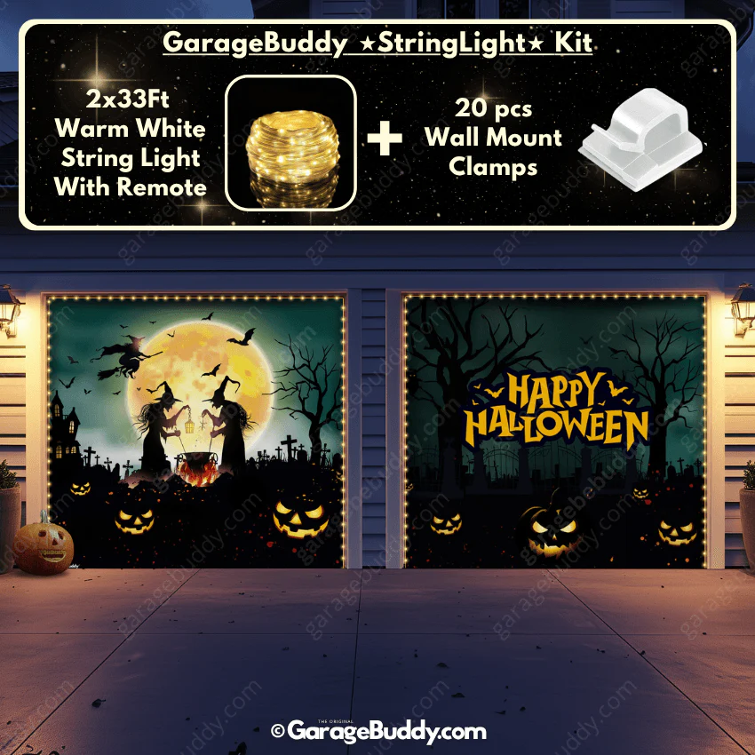 Graveyard Scene | Halloween Garage Door Cover - Image 14