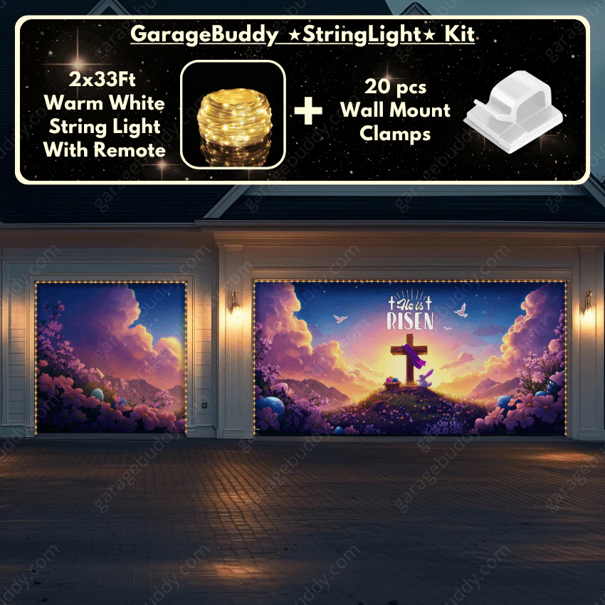 He Is Risen (Easter) | Festive Garage Door Cover - Image 20