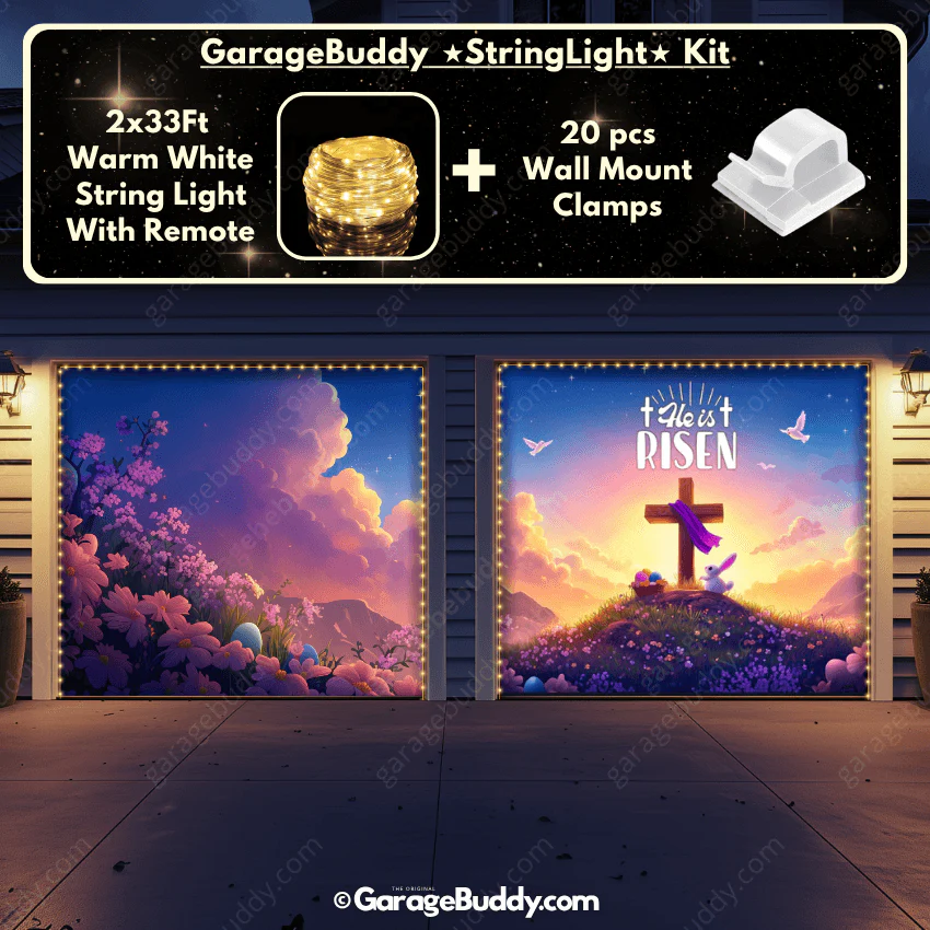 He Is Risen (Easter) | Festive Garage Door Cover - Image 21
