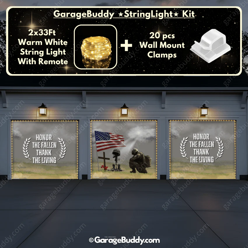 Honor The Fallen | Patriotic Garage Door Cover - Image 18