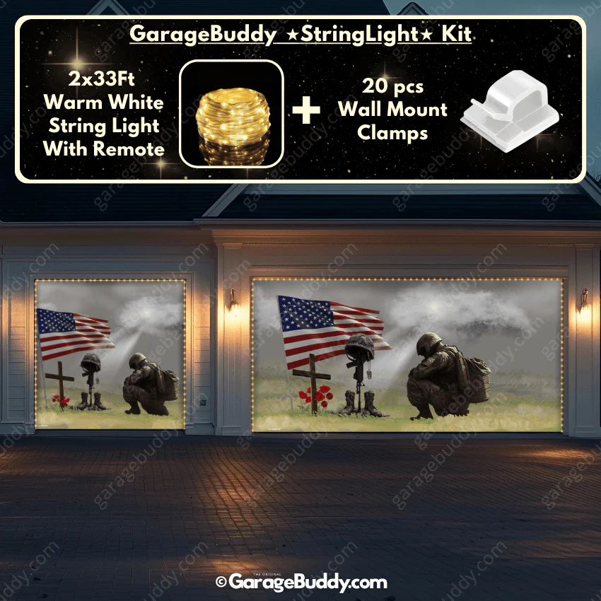 Honor The Fallen | Patriotic Garage Door Cover - Image 19