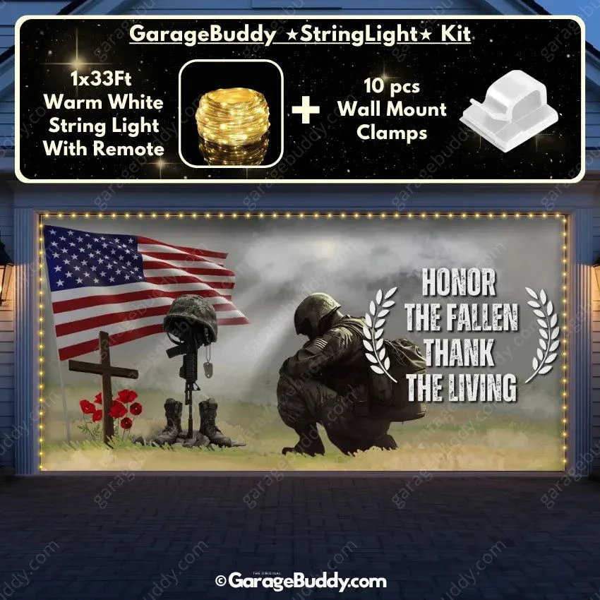 Honor The Fallen | Patriotic Garage Door Cover - Image 20