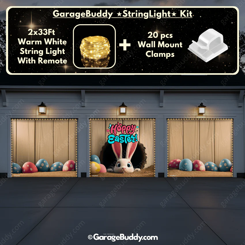 'Hoppy' Easter | Festive Garage Door Cover - Image 17