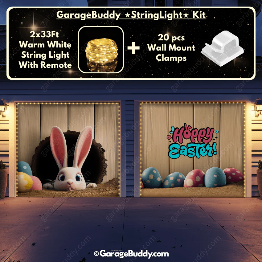 'Hoppy' Easter | Festive Garage Door Cover - Image 19