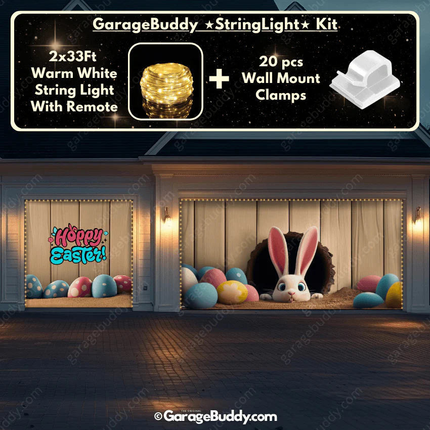 'Hoppy' Easter | Festive Garage Door Cover - Image 21