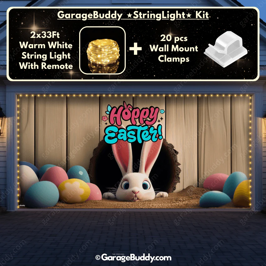 'Hoppy' Easter | Festive Garage Door Cover - Image 22