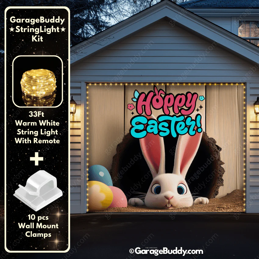 'Hoppy' Easter | Festive Garage Door Cover - Image 7