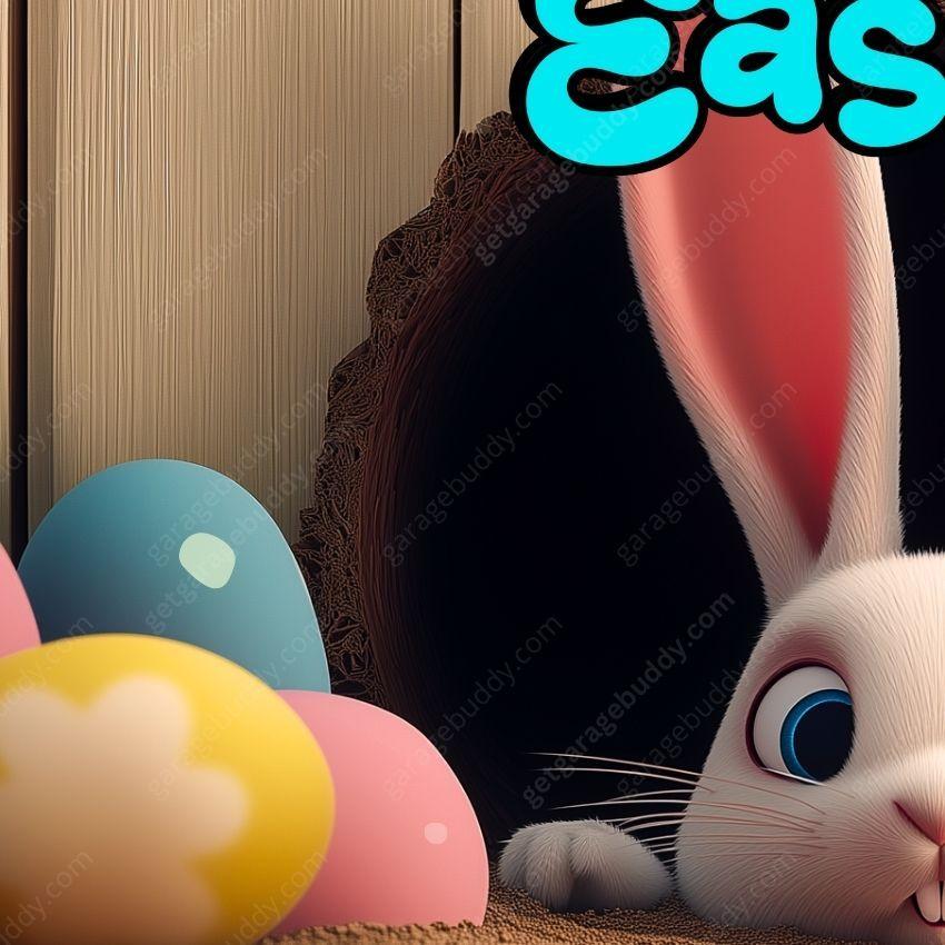 'Hoppy' Easter | Festive Garage Door Cover - Image 9