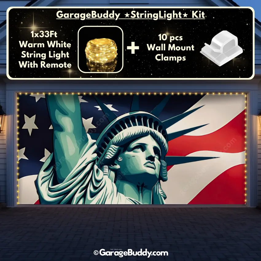 Liberty Stripes | Patriotic Garage Door Cover - Image 11