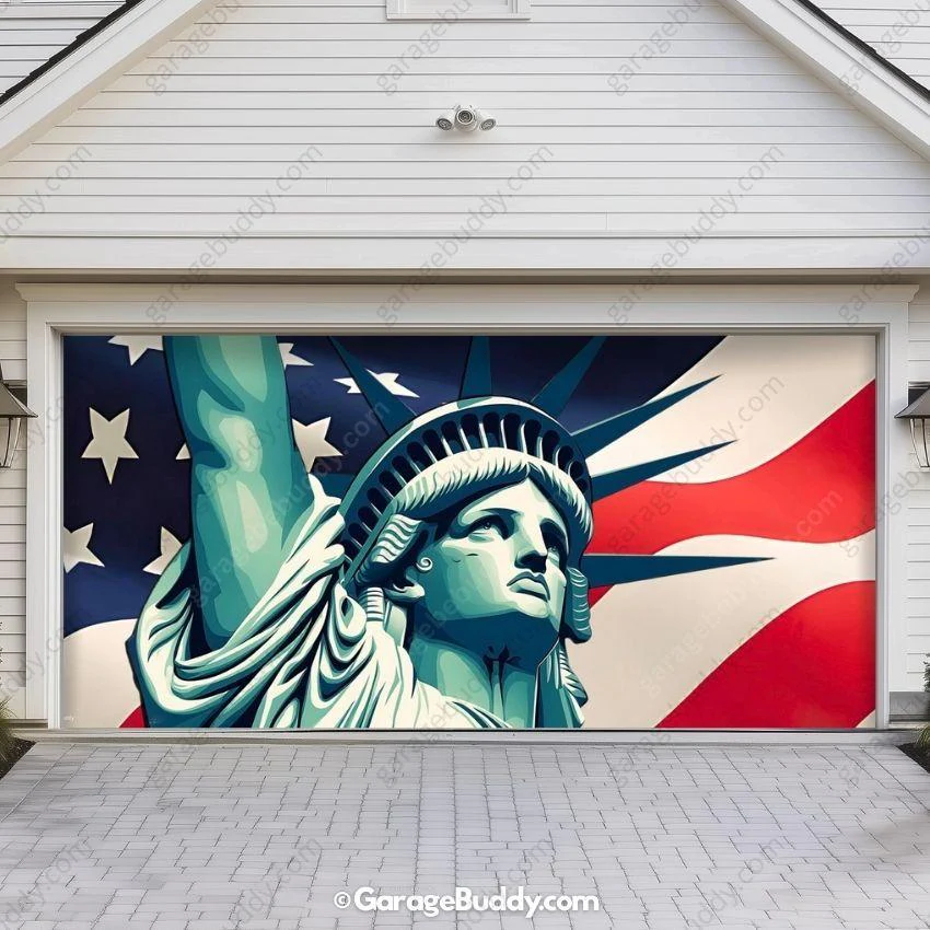 Liberty Stripes | Patriotic Garage Door Cover - Image 3