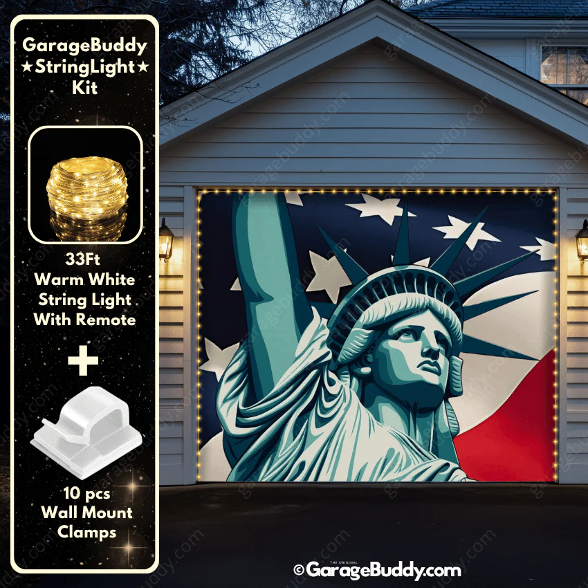 Liberty Stripes | Patriotic Garage Door Cover - Image 7