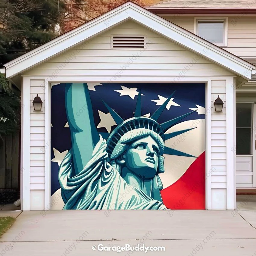 Liberty Stripes | Patriotic Garage Door Cover - Image 8