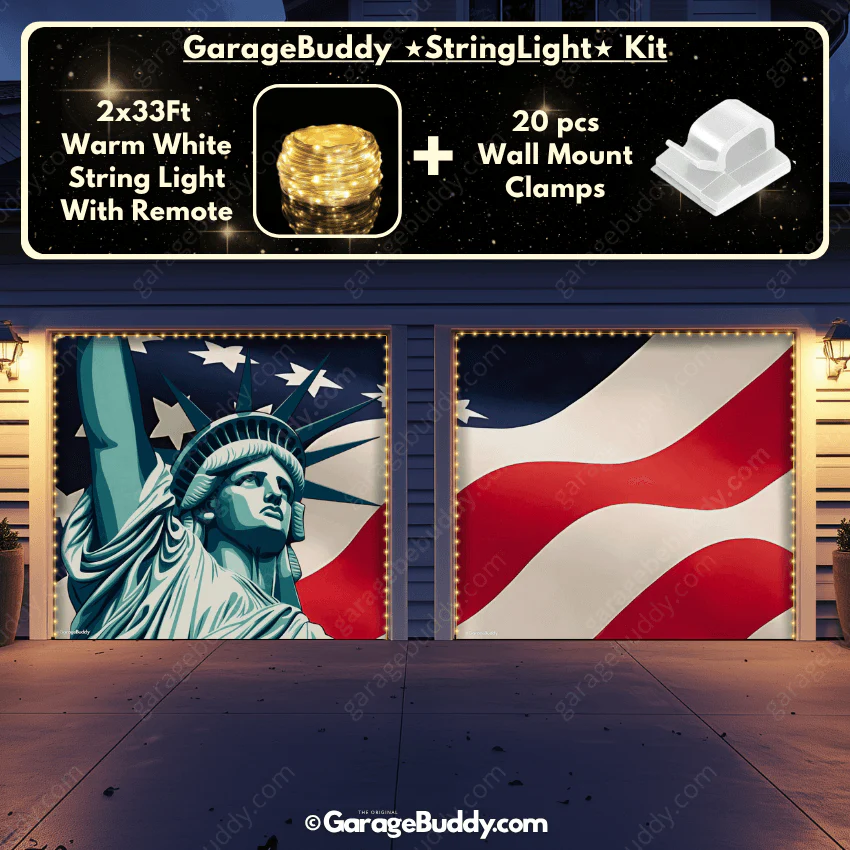 Liberty Stripes | Patriotic Garage Door Cover - Image 9