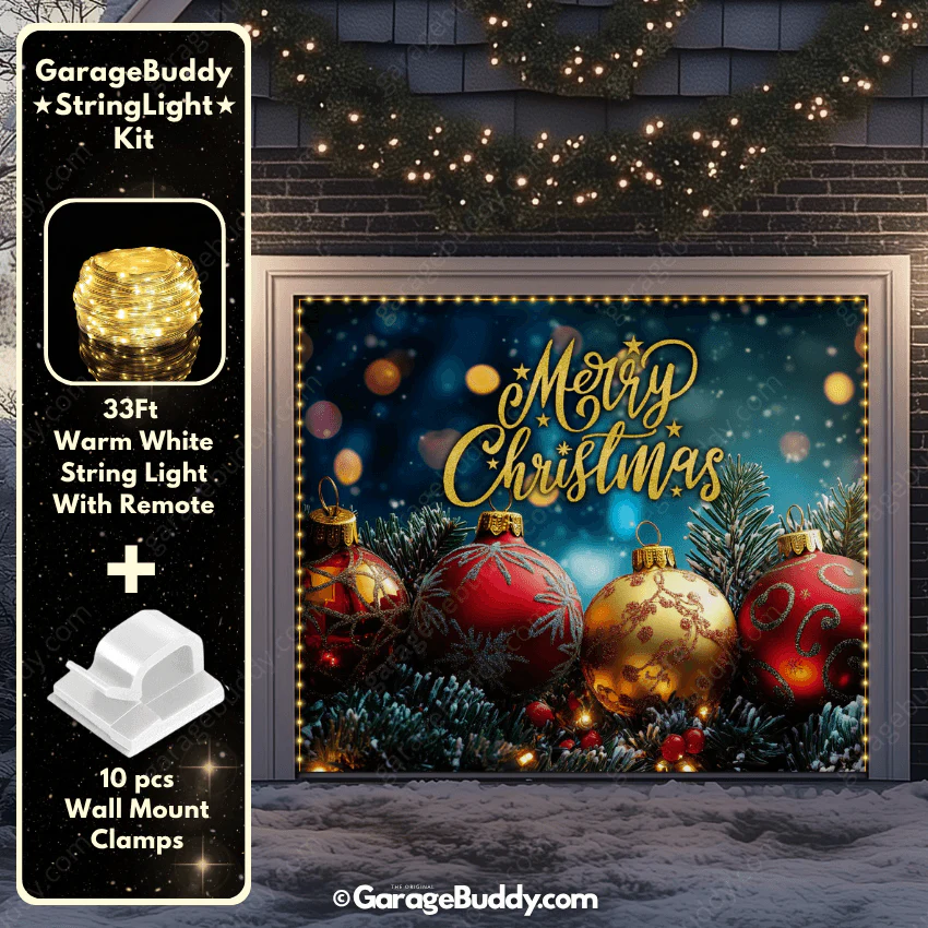Merry Christmas | Christmas Garage Door Cover - Image 16