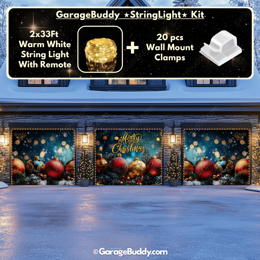 Merry Christmas | Christmas Garage Door Cover - Image 21