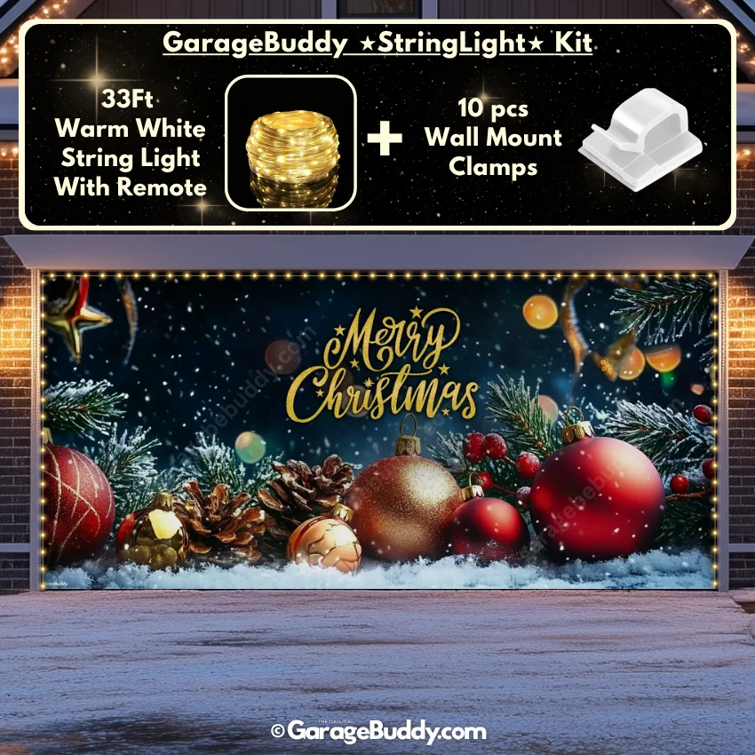 Merry Christmas | Christmas Garage Door Cover - Image 23