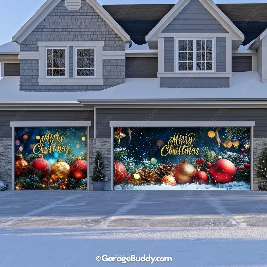 Merry Christmas | Christmas Garage Door Cover - Image 8